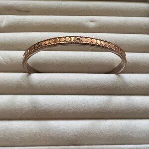 Anna Beck Classic Stacking Cuff Rosegold plated sterling silver
